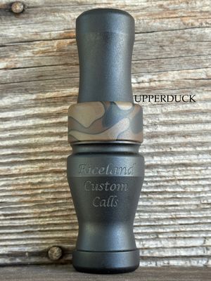 RICELAND 3/4 GUT SPECK CALL Black Matte Old School Camo Band