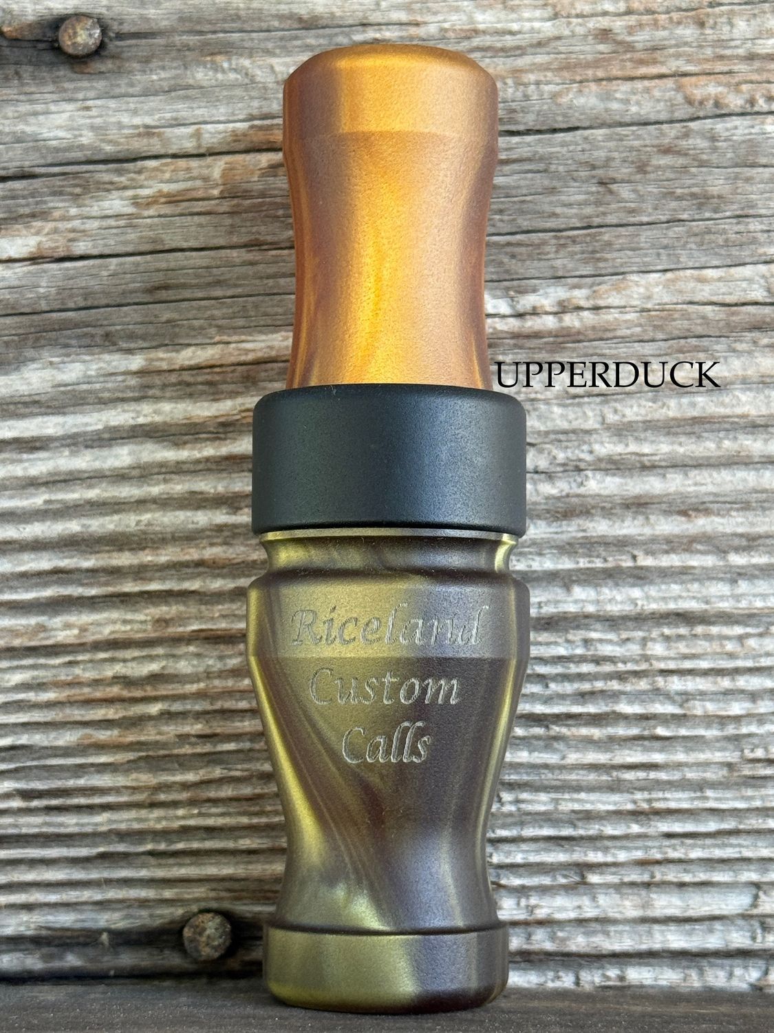 RICELAND 3/4 GUT SPECK CALL Mossy Mallard™ Kodiak Matte Black Matte Band