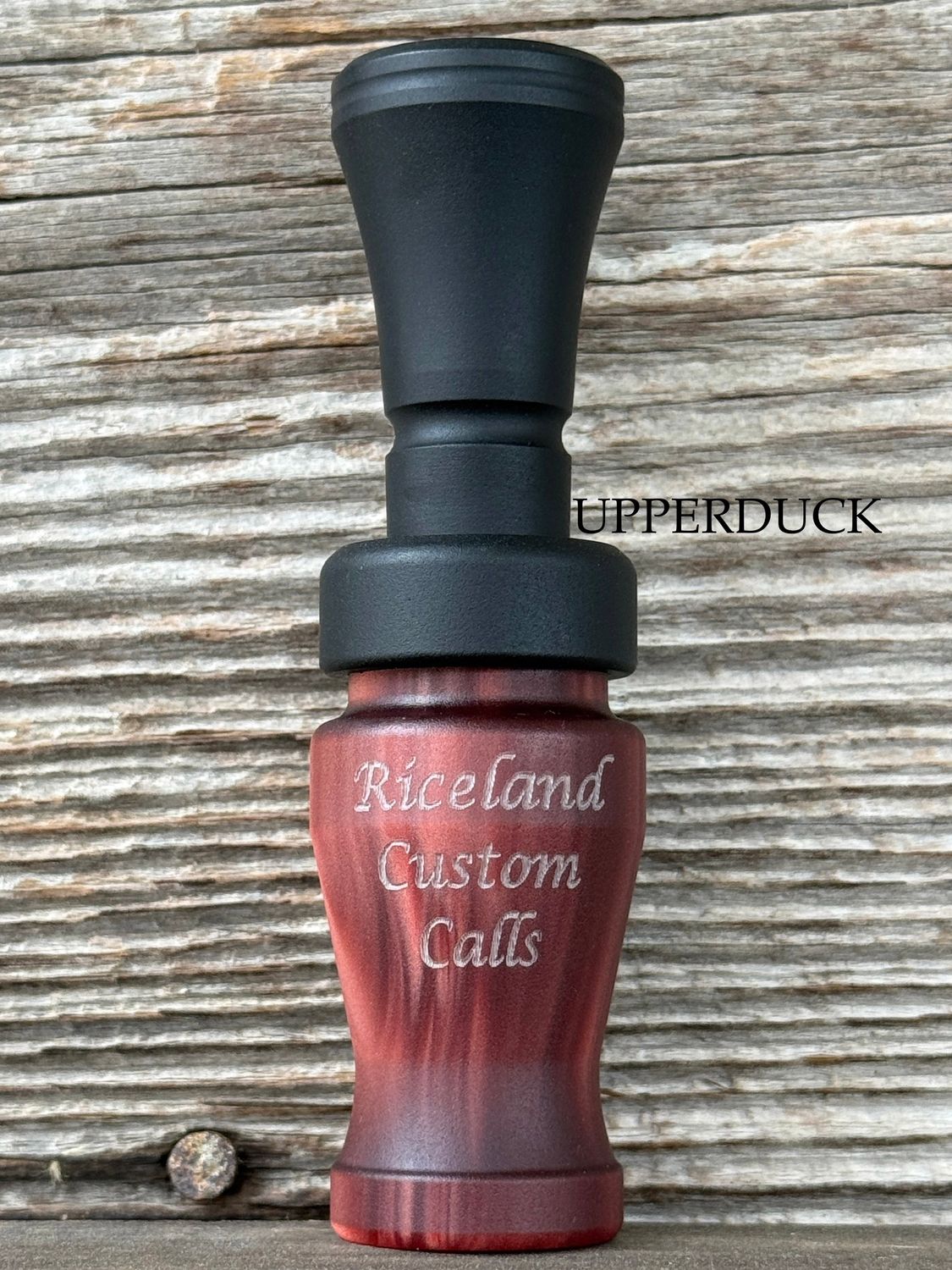 RICELAND MEAT DUCK CALL Cherry Pearl Black Matte Black Band