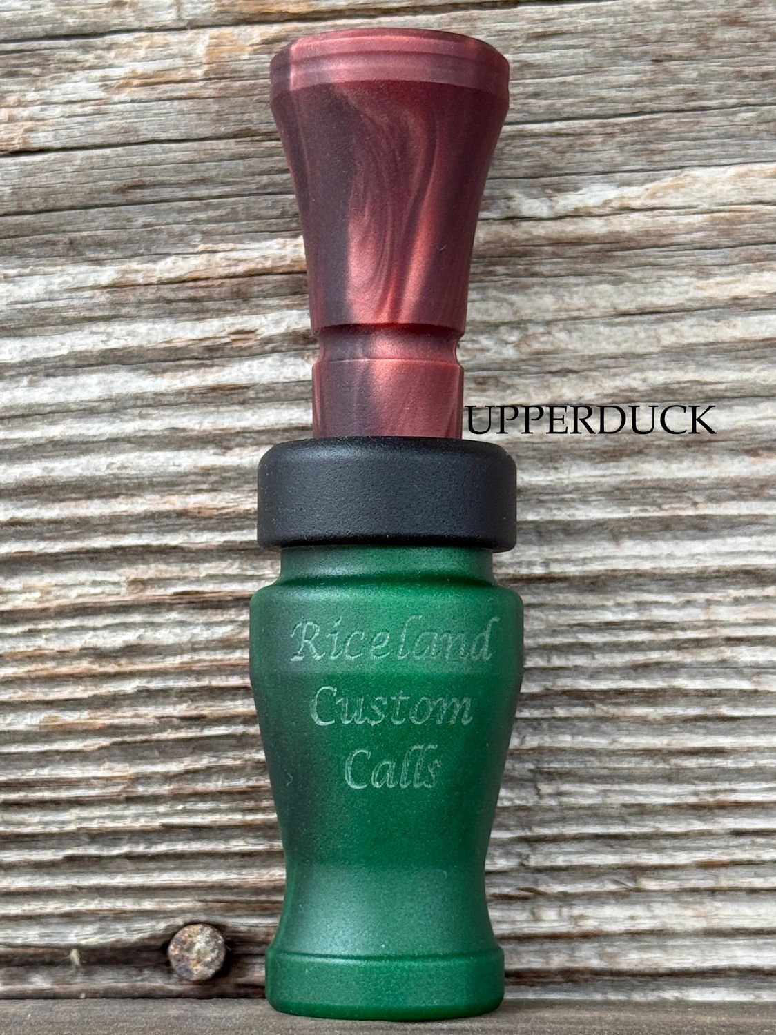 RICELAND MEAT DUCK CALL Green Pearl Cherry Pearl Matte Black Band