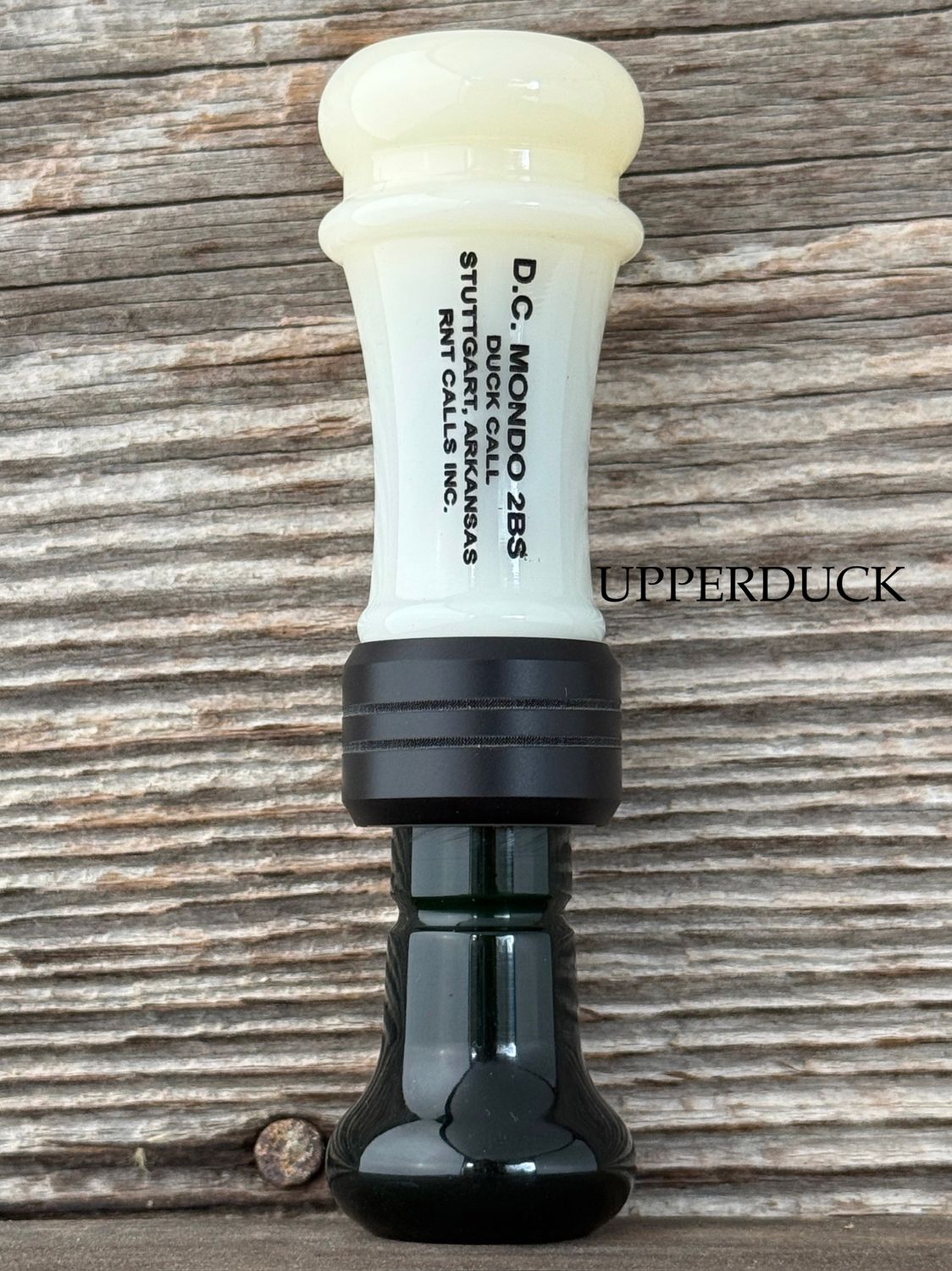 RNT CUSTOM MONDO 2BS Ivory Dark Green Polish SXS Band