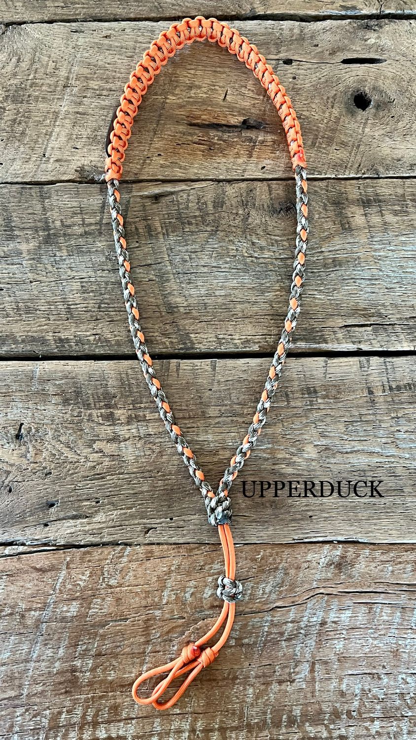 UpperDuck Federal Duck Band Compatible Single Drop Lanyard Rustic Camo