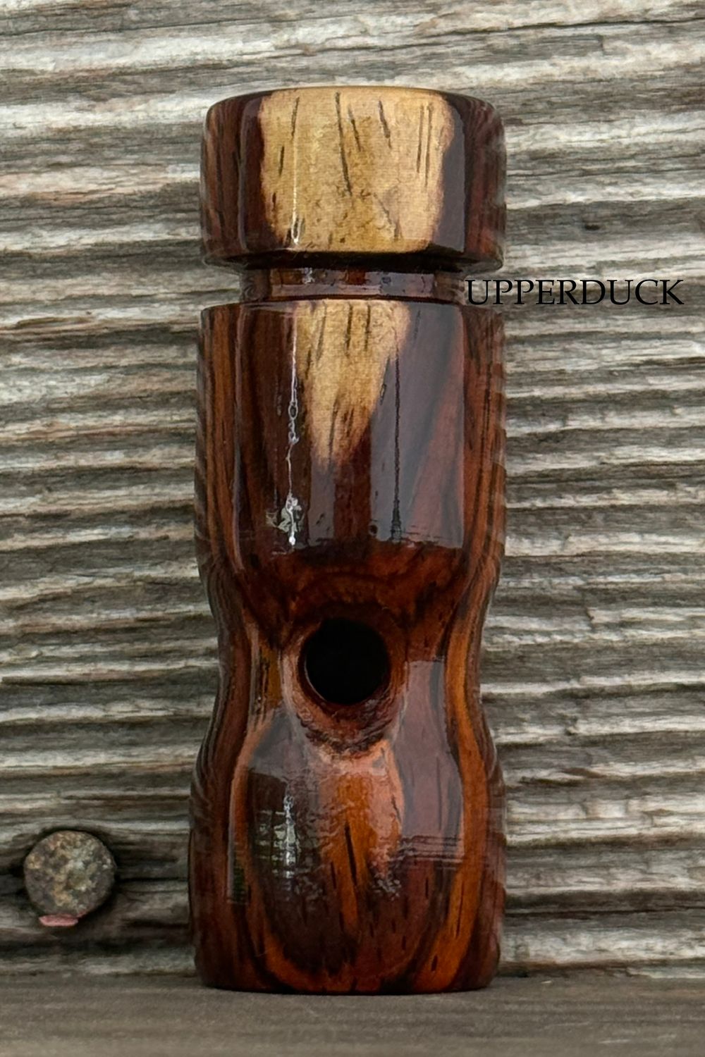 POLK PATTERN 5 IN 1 WATERFOWL WHISTLE Cocobolo with Sap Poly Finish