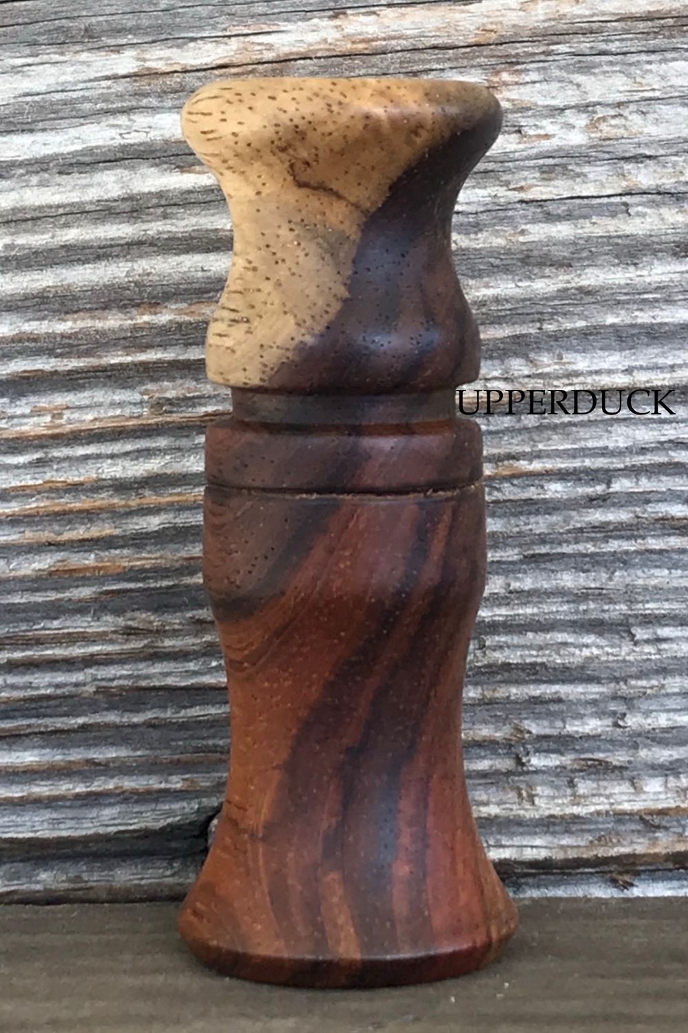POLK PATTERN BLUEWING TEAL &amp; DIVER DUCK CALL Cocobolo w/Sap Oil Finish