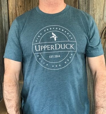 UPPERDUCK Performance SHORT SLEEVE T-Shirt Slate Blue