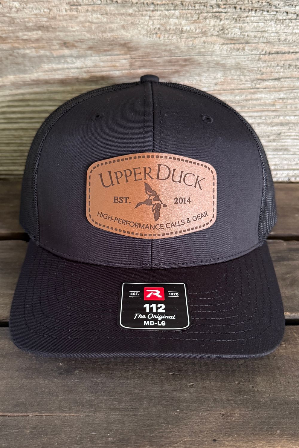 UPPERDUCK 10 Year Structured #112 Trucker Hat Black