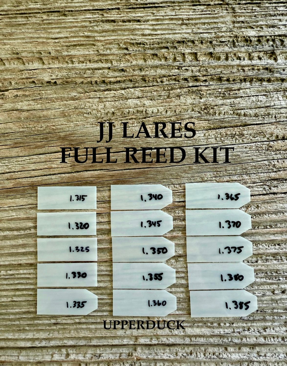 JJ LARES Full Reed Kit (15 Reeds)