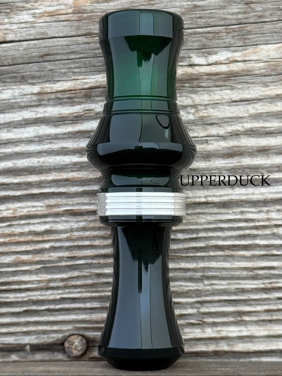 JJ LARES SMALL BORE T-1 TIMBER Dark Green Polish Silver Band