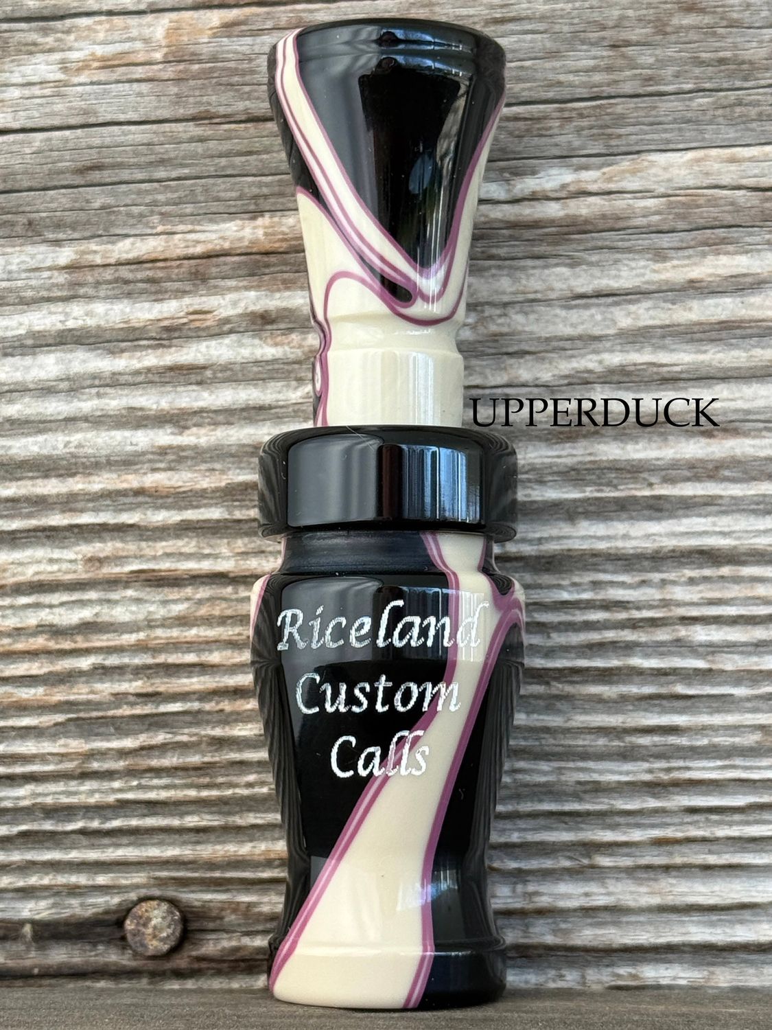 RICELAND MEAT DUCK CALL Purple Swirl Black Band