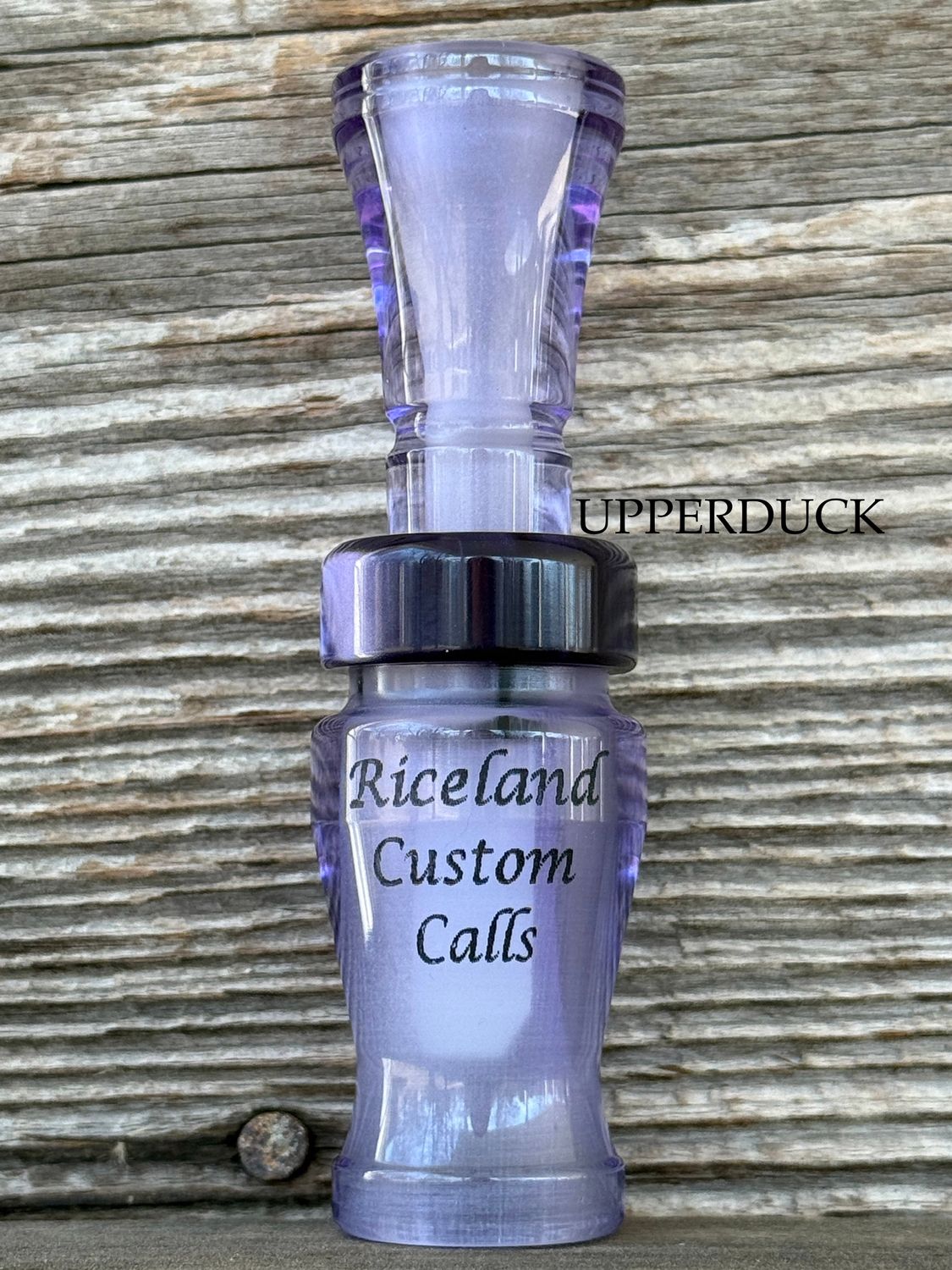 RICELAND MEAT DUCK CALL Amethyst Smoke Wicked Pearl Band