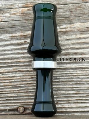 JJ LARES MAGNUM HEN Dark Green Polish Silver Band JJ LARES MAGNUM HEN Dark Green Polish Silver Band