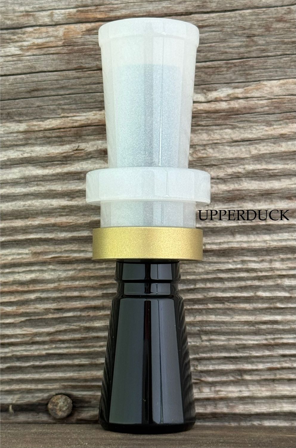 LD CUSTOM CALLS CNC ACRYLIC Ghost Pearl Black Blasted Brass Band
