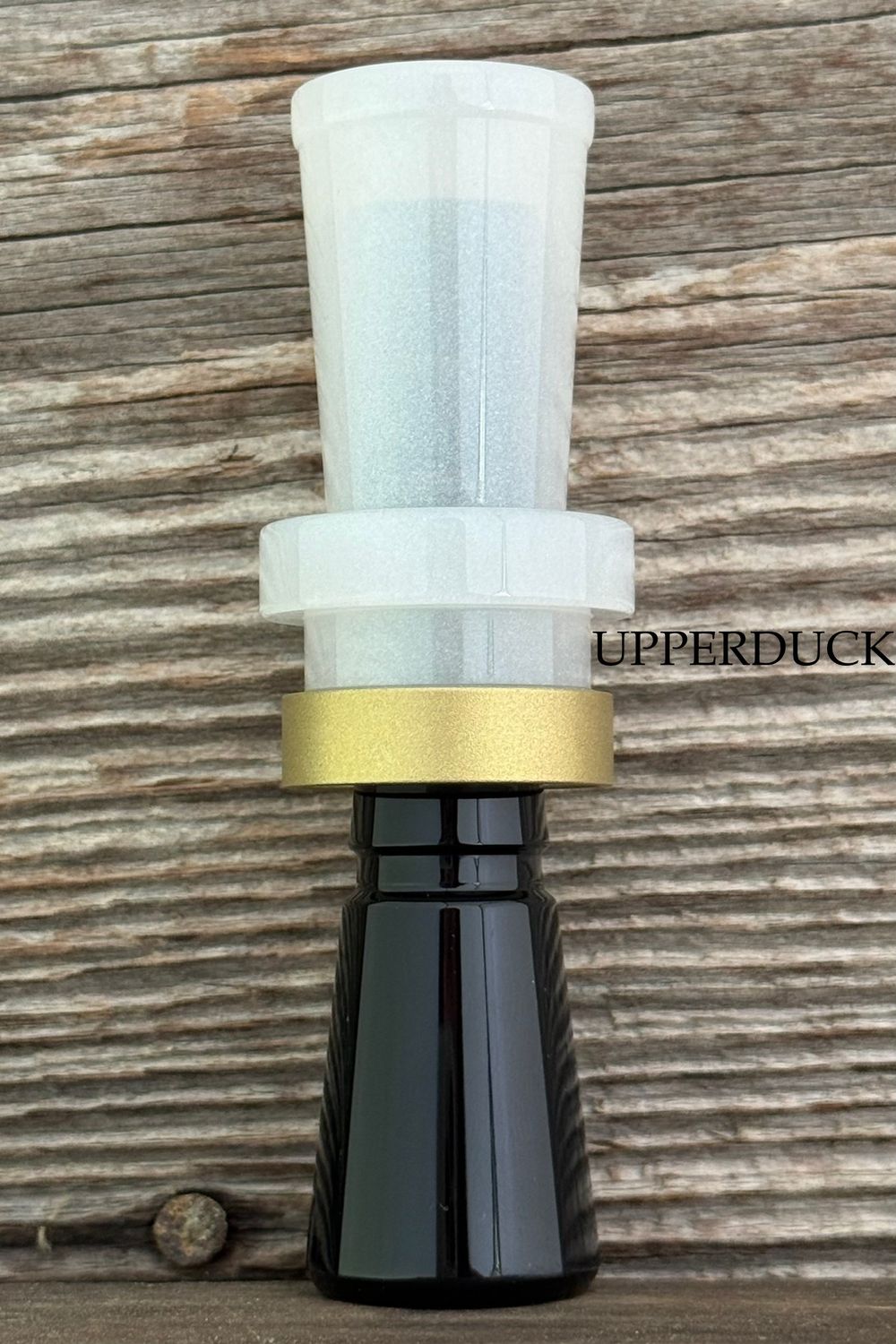 LD CUSTOM CALLS CNC ACRYLIC Ghost Pearl Black Blasted Brass Band