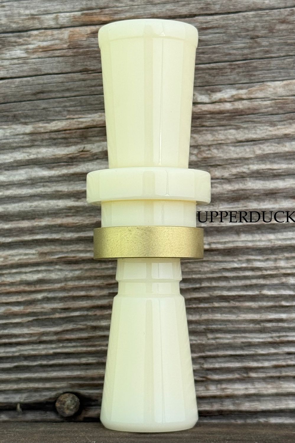 LD CUSTOM CALLS CNC ACRYLIC Ivory Blasted Brass Band