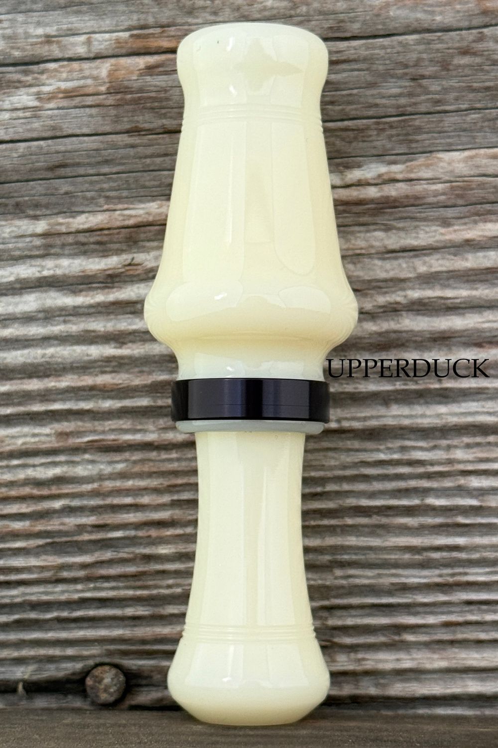 JJ LARES MAGNUM HEN Ivory Polish Black Band