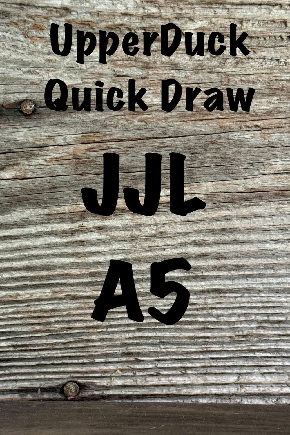 QUICK DRAW JJL A5