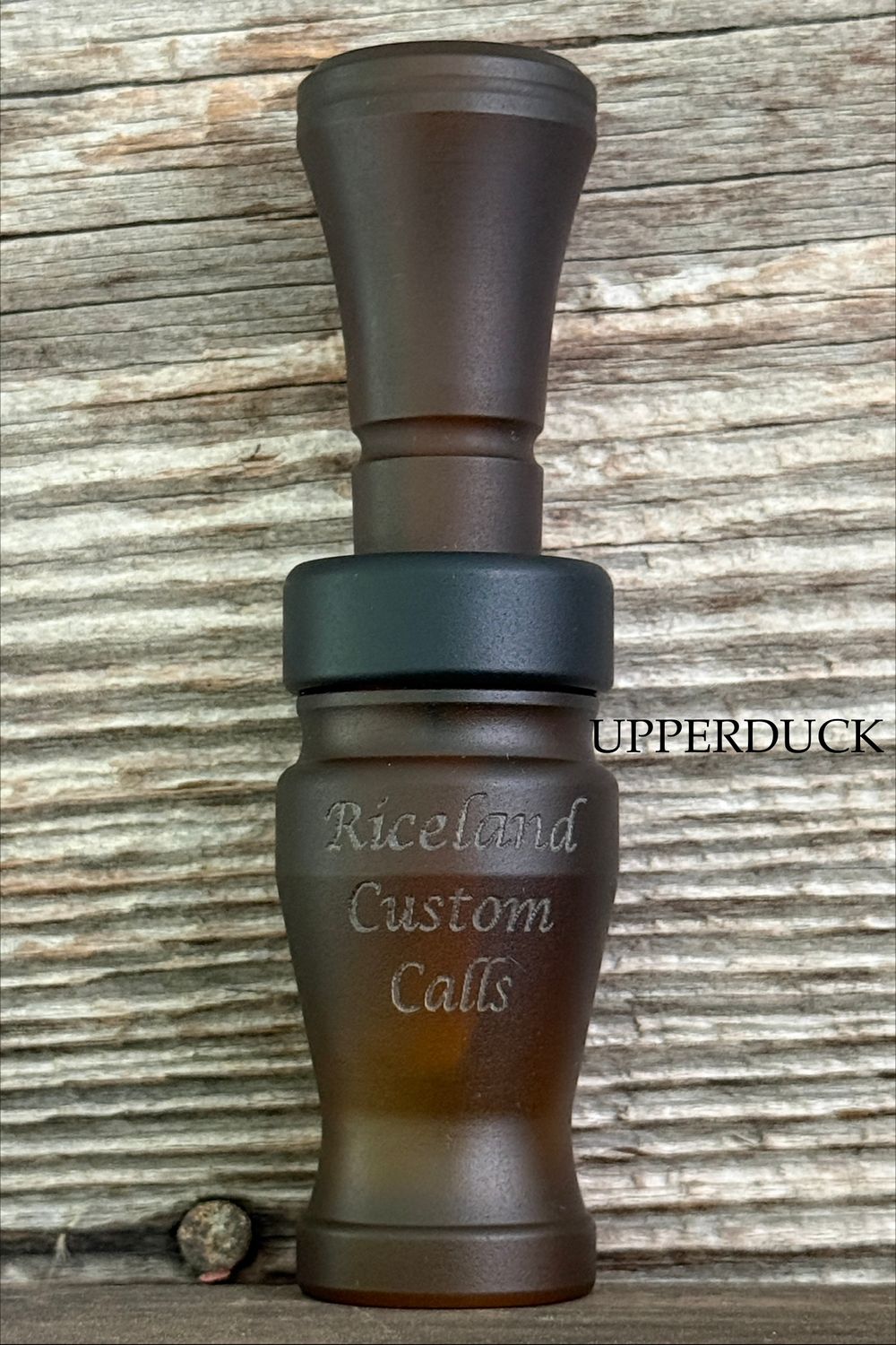 RICELAND MEAT DUCK CALL Beer Bottle Matte Black Matte Band