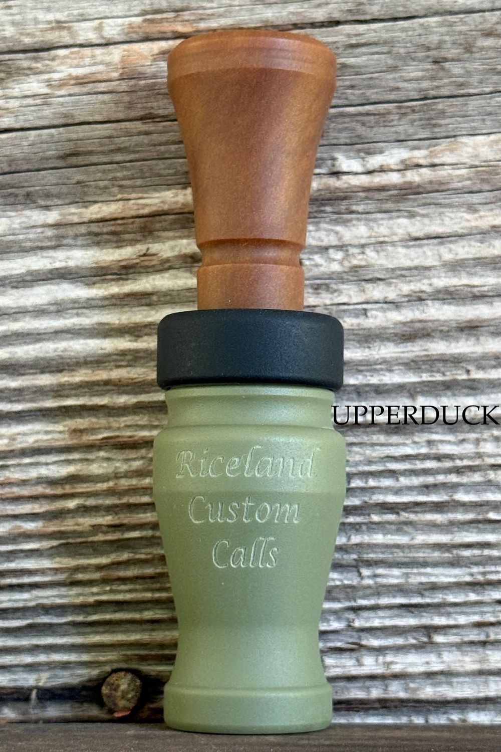 RICELAND MEAT DUCK CALL OD 822 Golden Oak Pearl Matte Black Matte Band