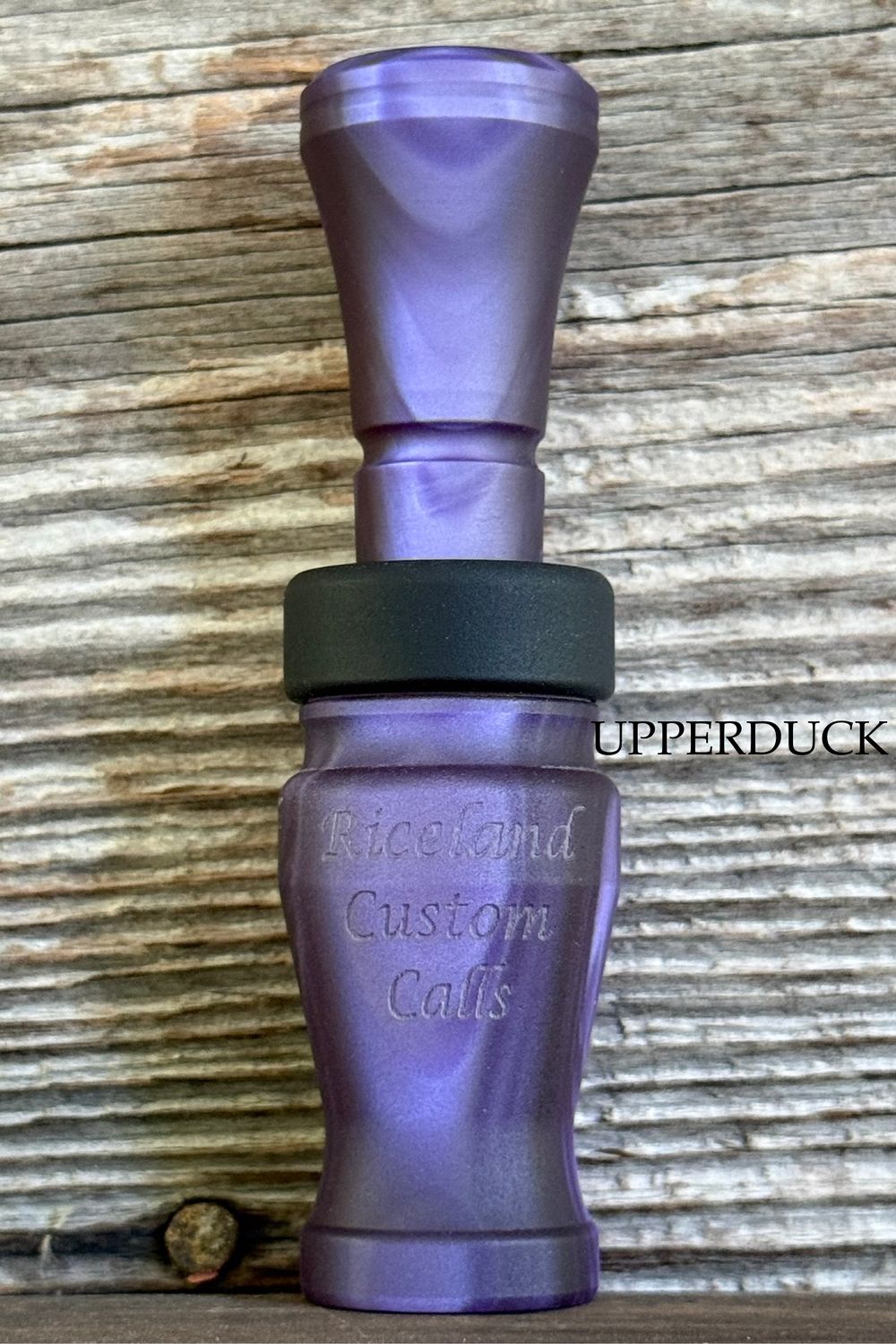 RICELAND MEAT DUCK CALL Wicked Pearl Matte Black Matte Band