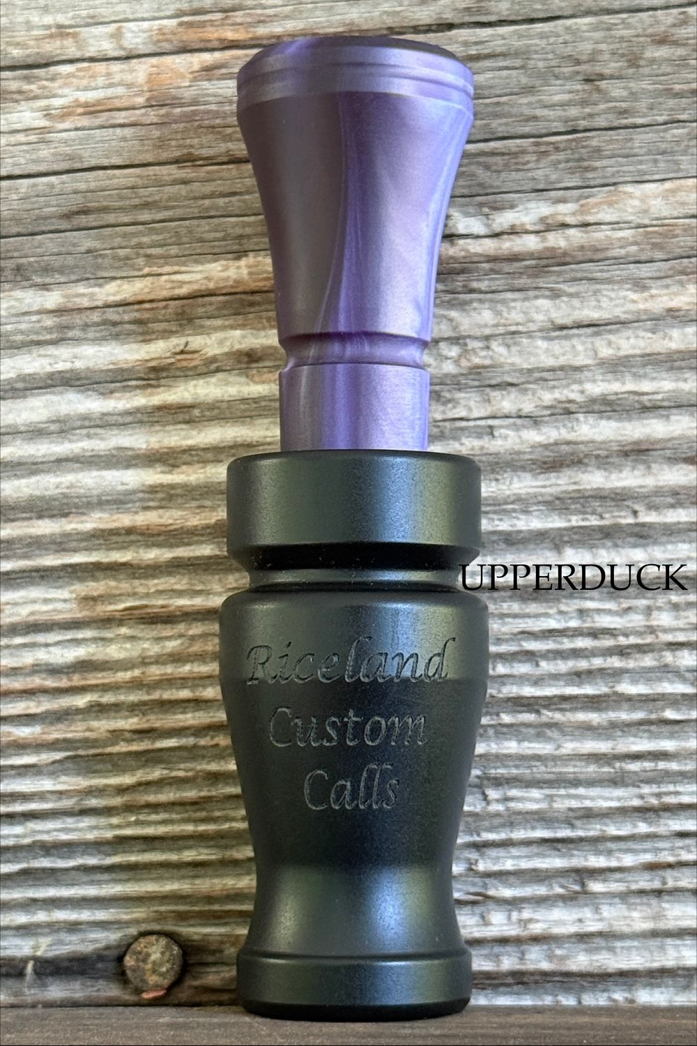 RICELAND MEAT DUCK CALL Black Wicked Pearl Matte Black Matte Band