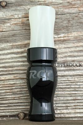 RICELAND 5/8 GUT SPECK CALL Black Polish Ghost Pearl Matte Black Band