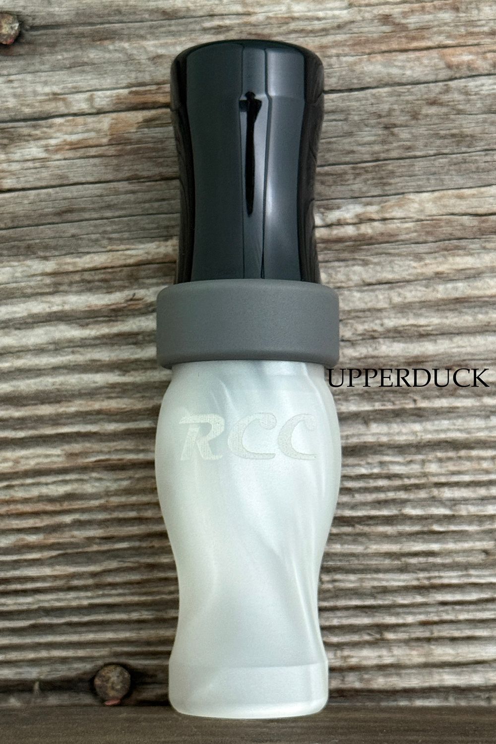 RICELAND 5/8 GUT SPECK CALL Ghost Pearl Matte Black Polish Rebar Band