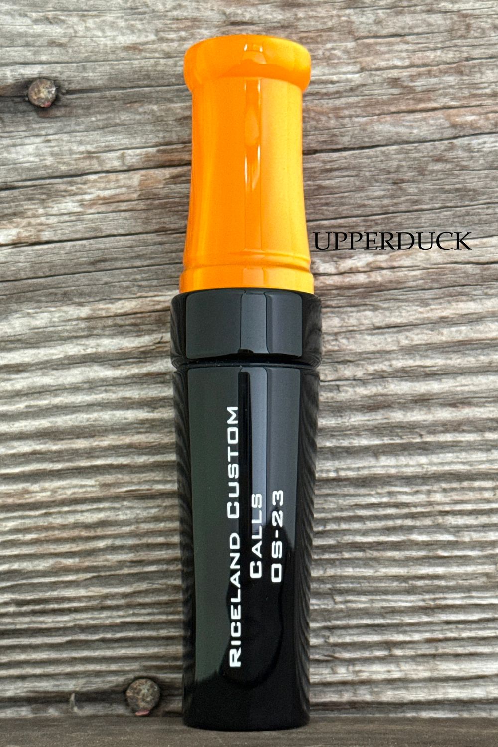 RICELAND OS-23 Old School SPECK CALL Black Polish Orange Pearl