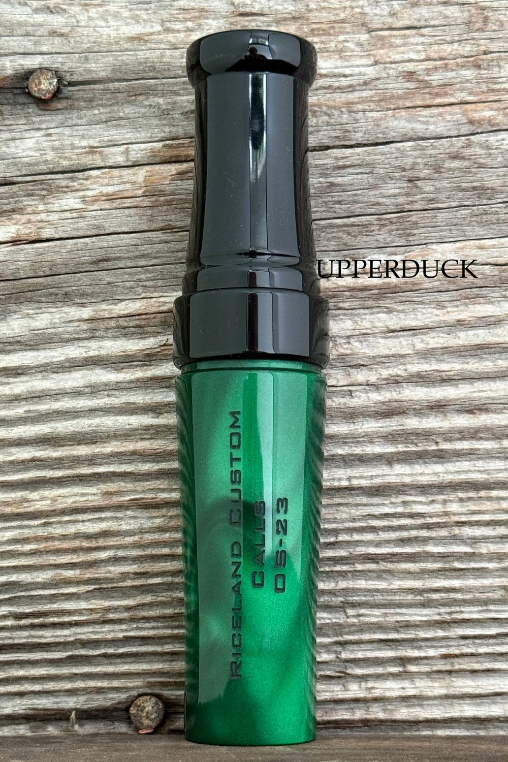 RICELAND OS-23 Old School SPECK CALL Green Pearl Black Polish