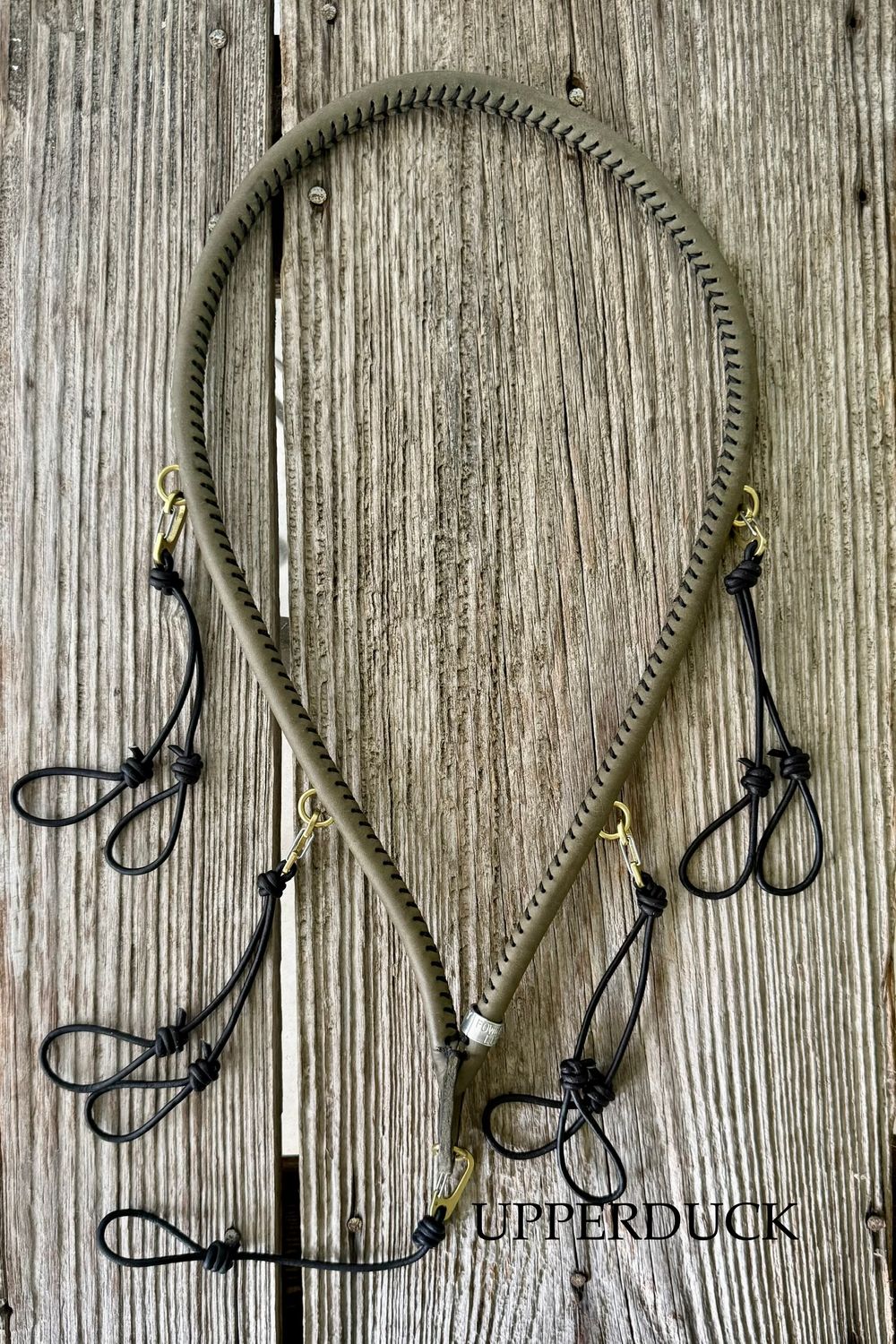 Fowler Hide Supply Leather Rope Lanyard Muddy Rebar