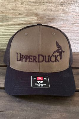 UPPERDUCK Structured #112 Trucker Hat Dark OD and Black