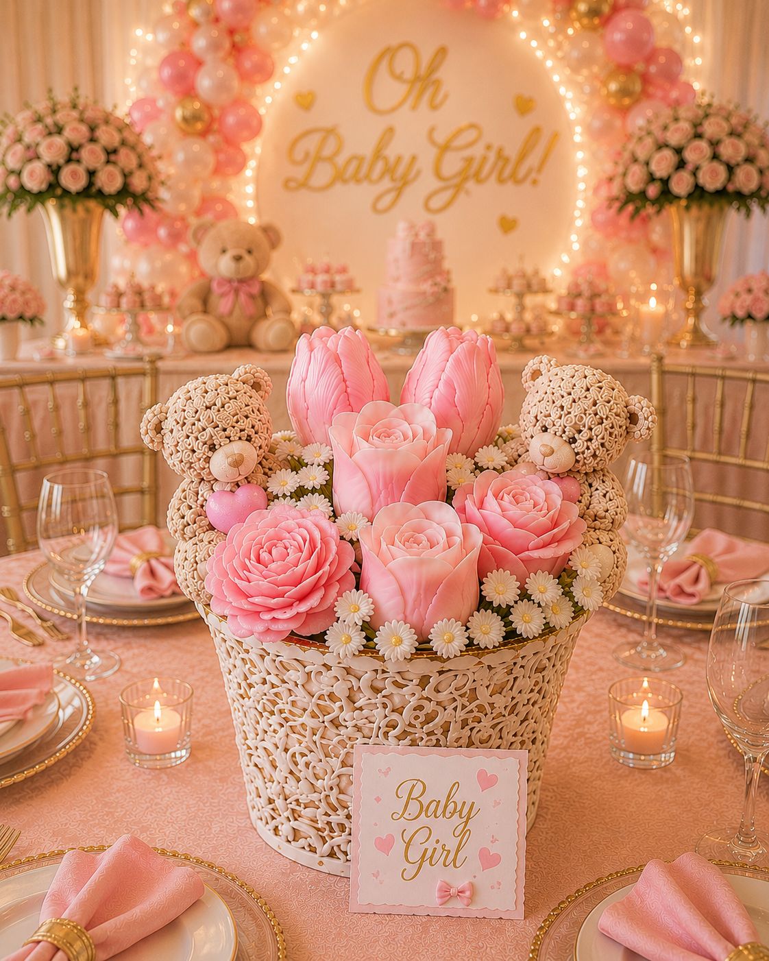 Baby Shower Bouquet Personalizado | Personalized Baby Shower Bouquet