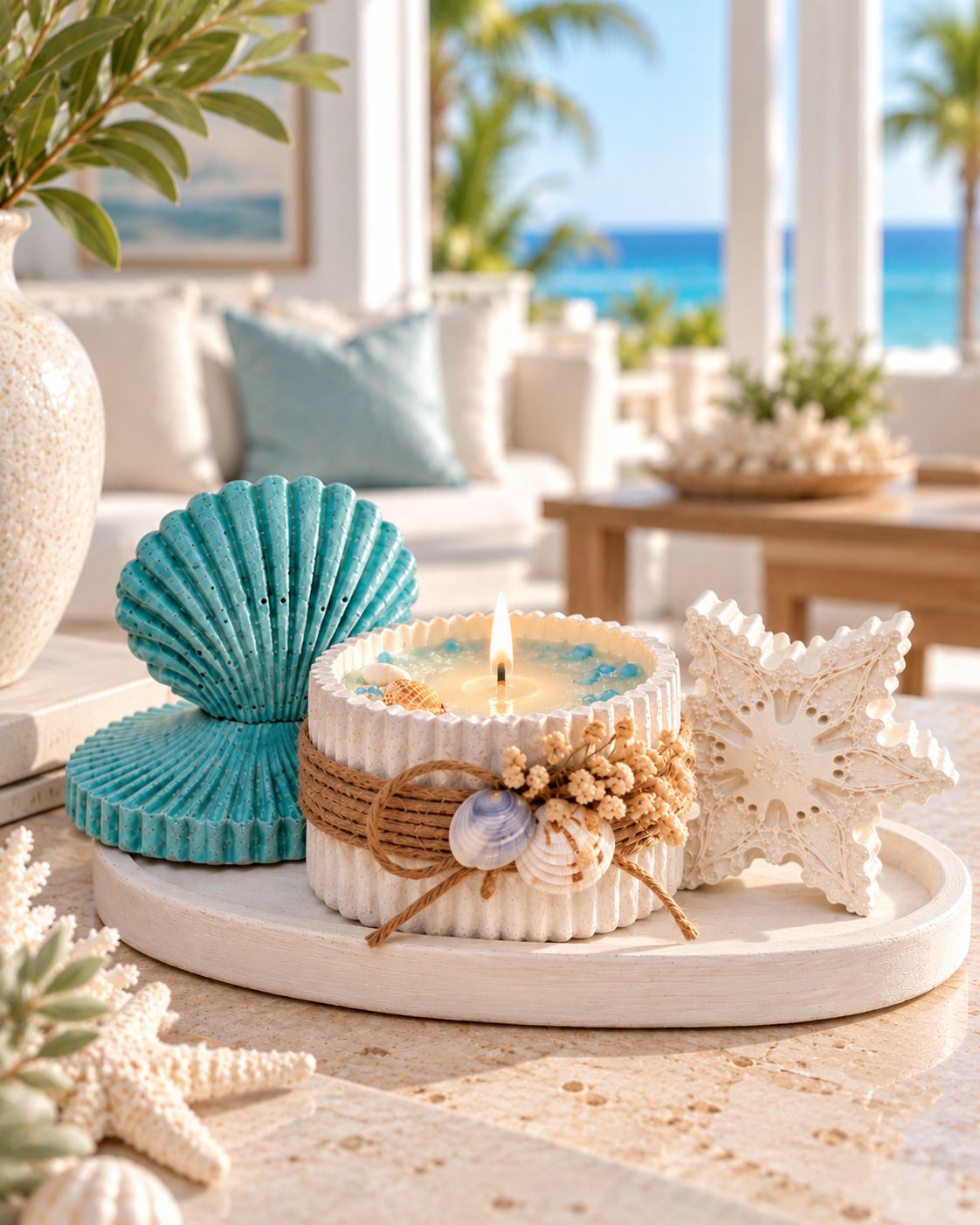 SEA VANILLA CANDLE | COASTAL TREASURES