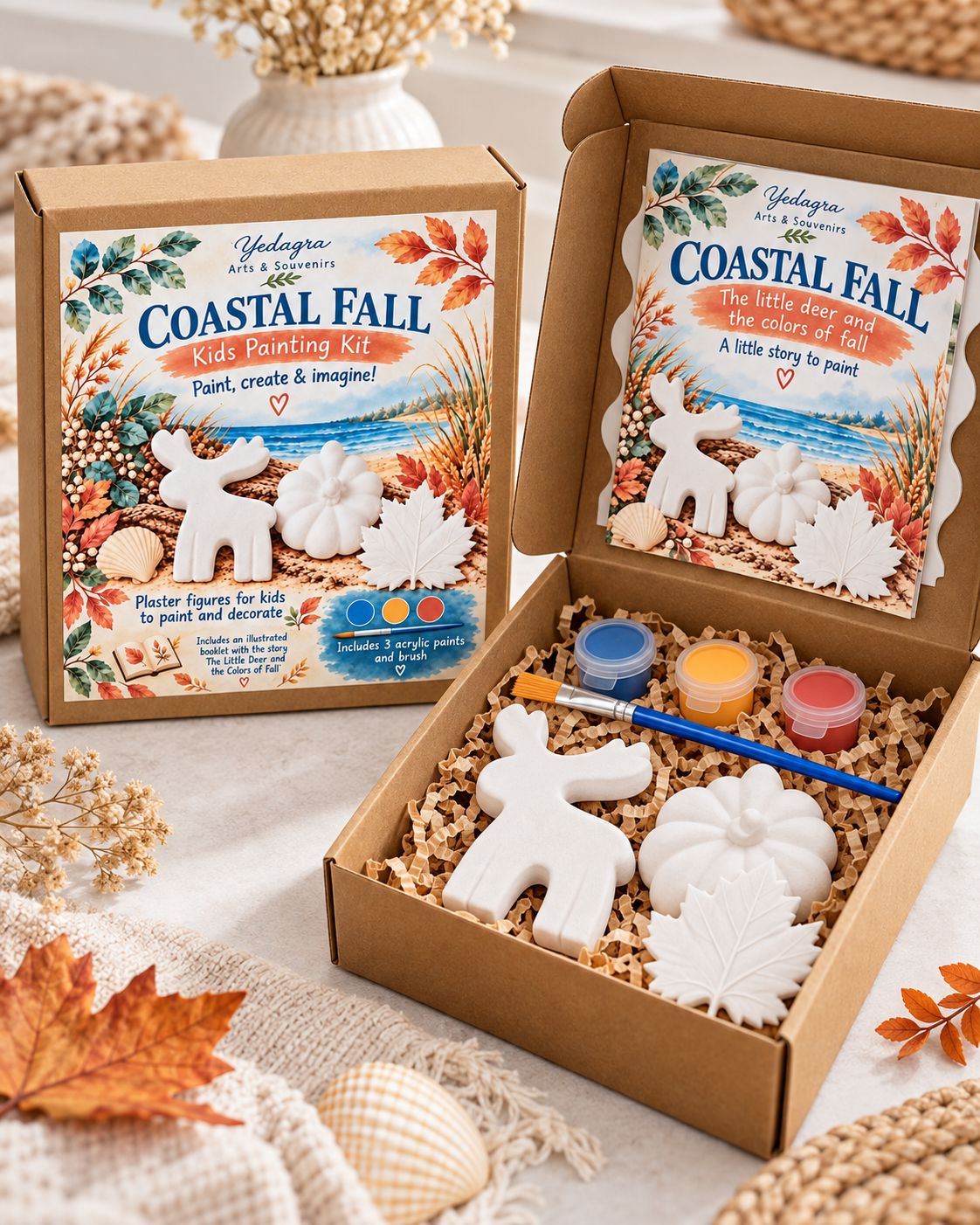 Coastal Fall Kids Painting Kit