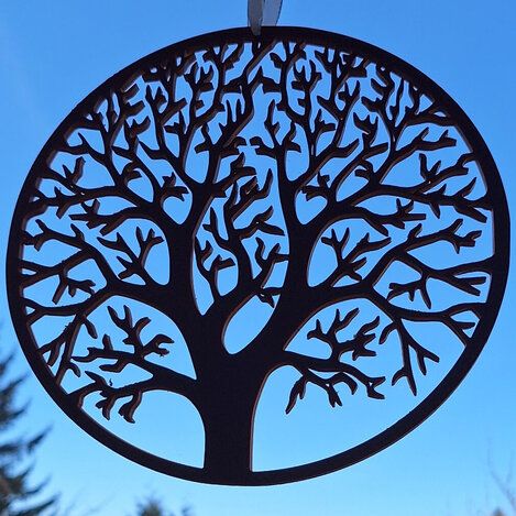 Lebensbaum Fensterbild