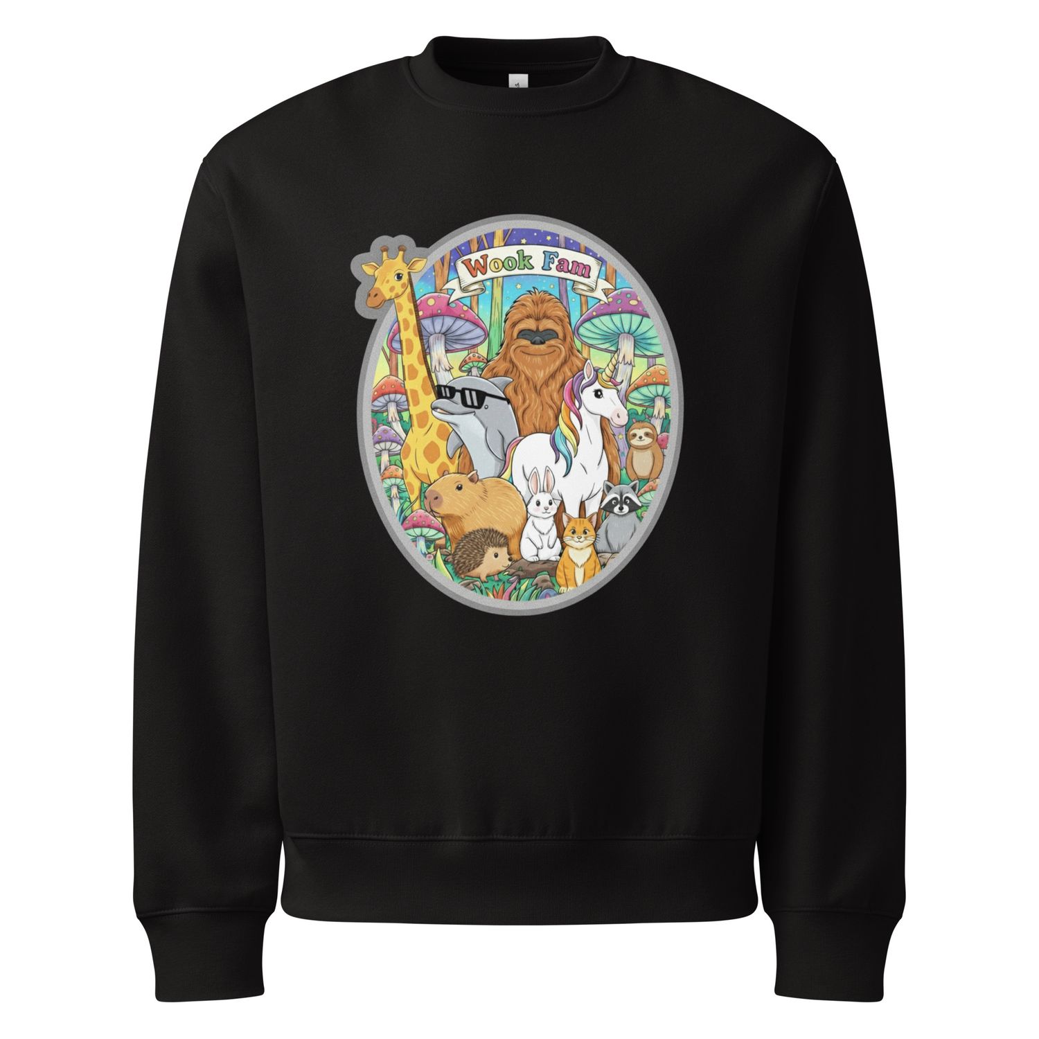 Wook Fam- Oversized heavyweight sweatshirt