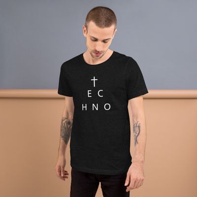 t is for techno- Unisex t-shirt