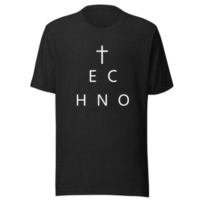 t is for techno- Unisex t-shirt