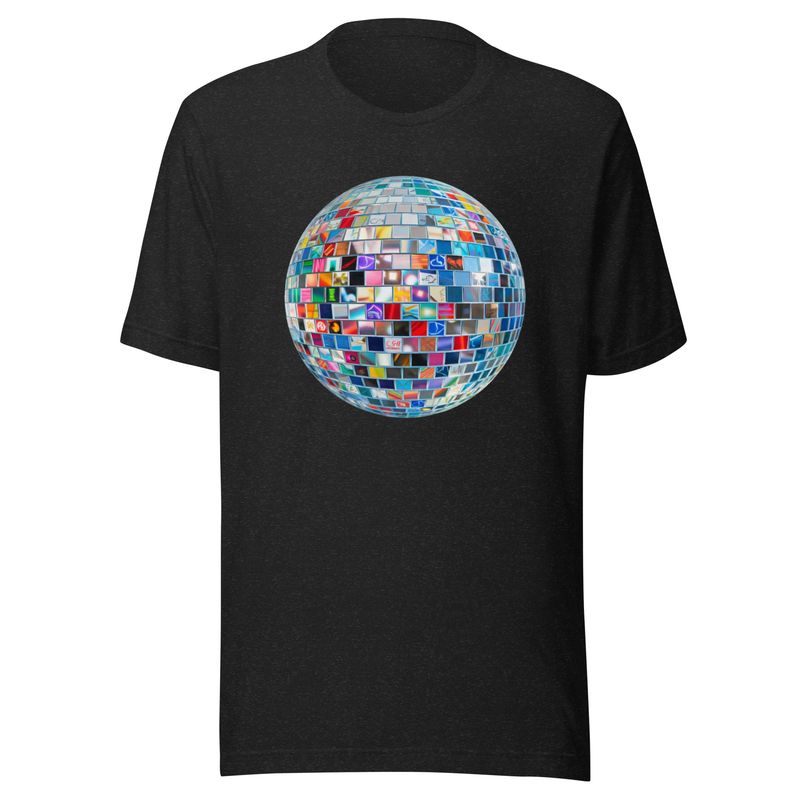 Shiny Disco Balls- Unisex t-shirt