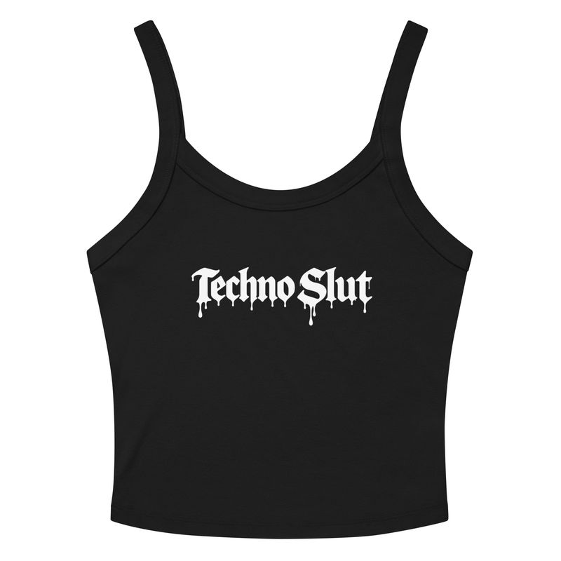 Techno Slut- Women’s micro-rib tank top