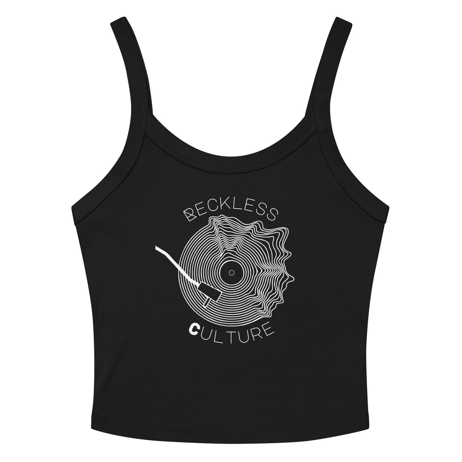 Reckless Vinyl- Women’s micro-rib tank top