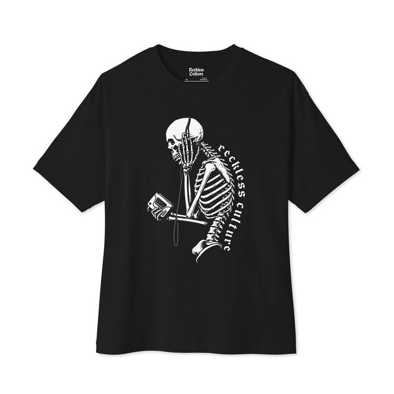 Reckless Walkman- Unisex oversized boxy tee