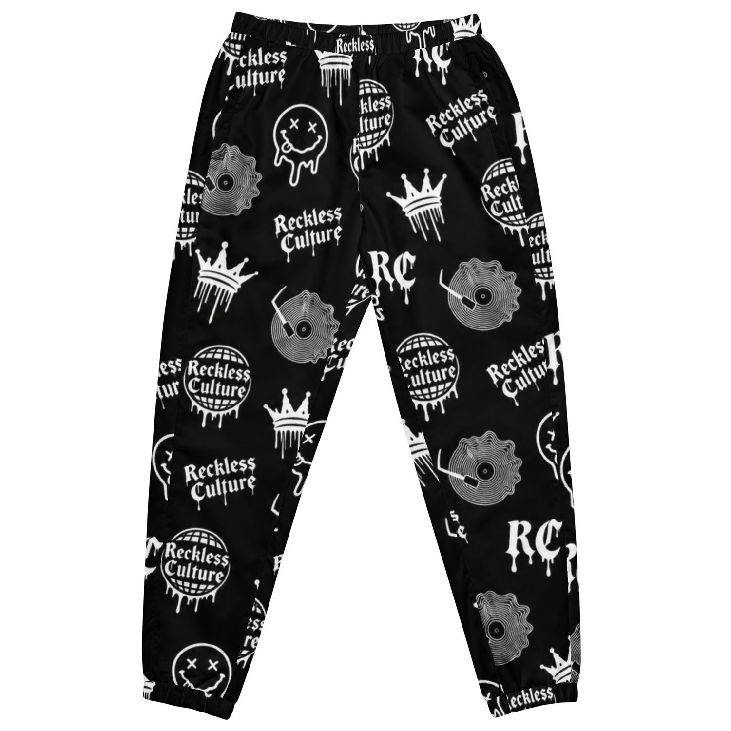 Reckless Black- Unisex track pants Reckless Black- Unisex track pants