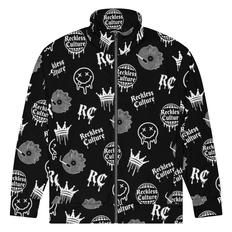 Reckless Black- Unisex track jacket