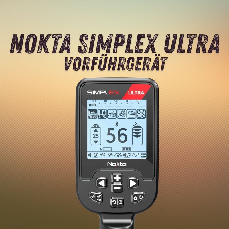 Nokta Simplex Ultra Metalldetektor mit Nokta-Premium Digger