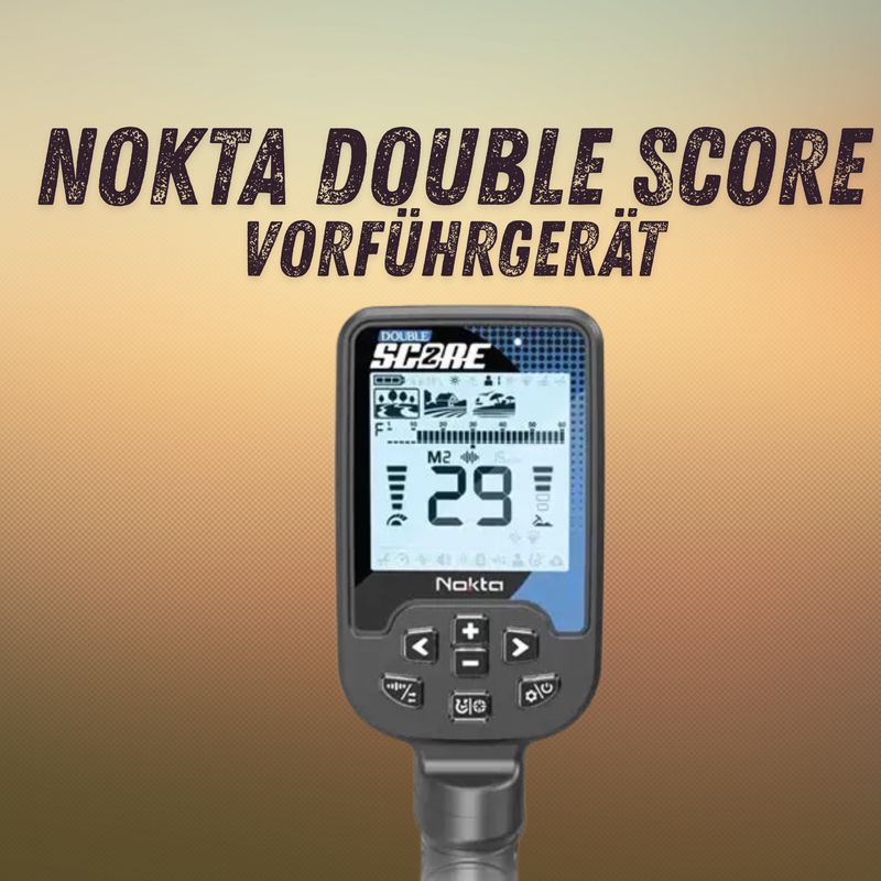 Vorführgerät - Nokta DOUBLE SCORE Metalldetektor Sparangebot mit Zubehör