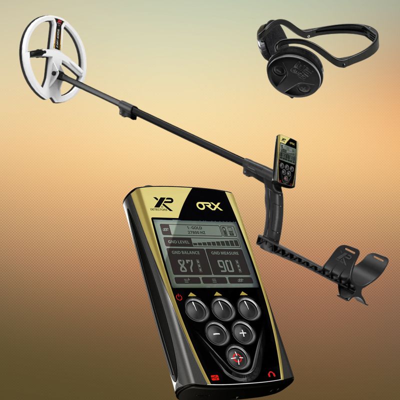 XP ORX 22 HF RC WSA Metalldetektor, 22 cm Suchspule, WSA Kopfhörer + Gratis Mi6