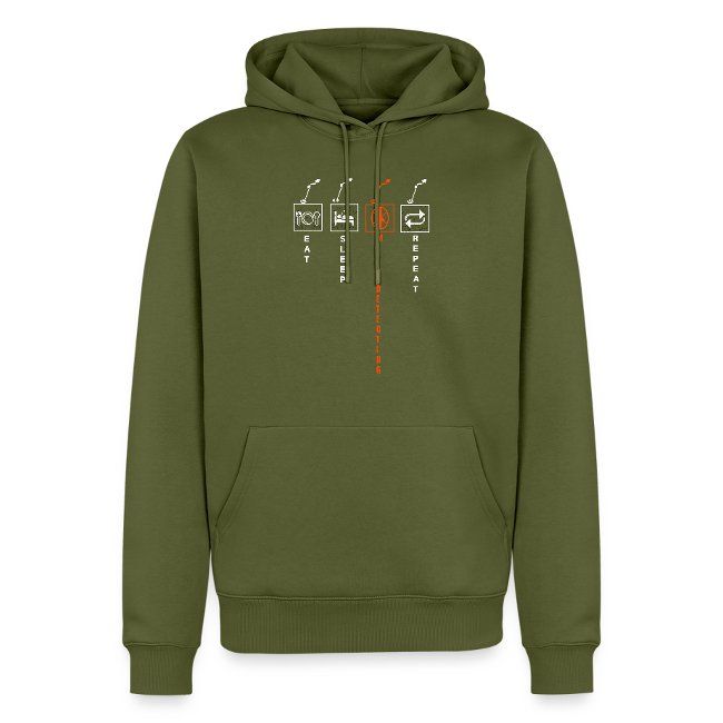 Hoodie "Eat-Sleep-Metaldetecting-Repeat"