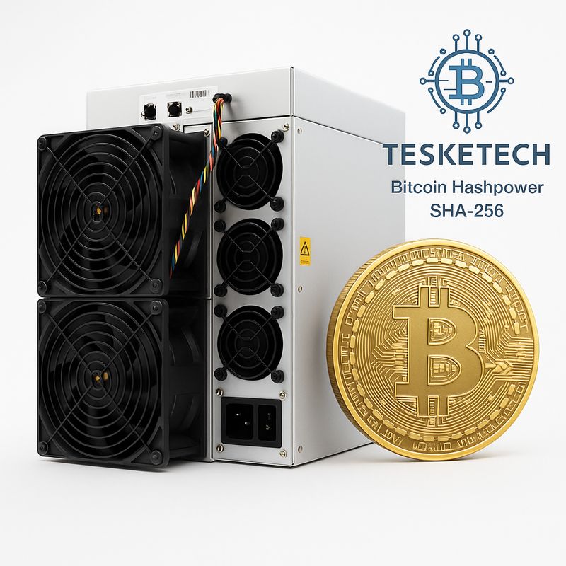 Antminer S19K Pro 120Ths Bitcoin SHA256 MIETEN 24 Stunden/ 1 Tag