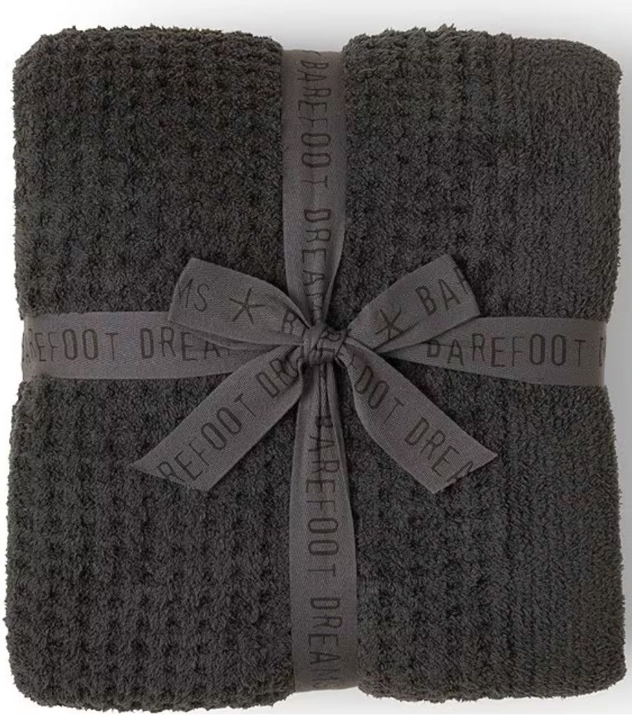 CozyChic Waffle Throw, Color: Carbon