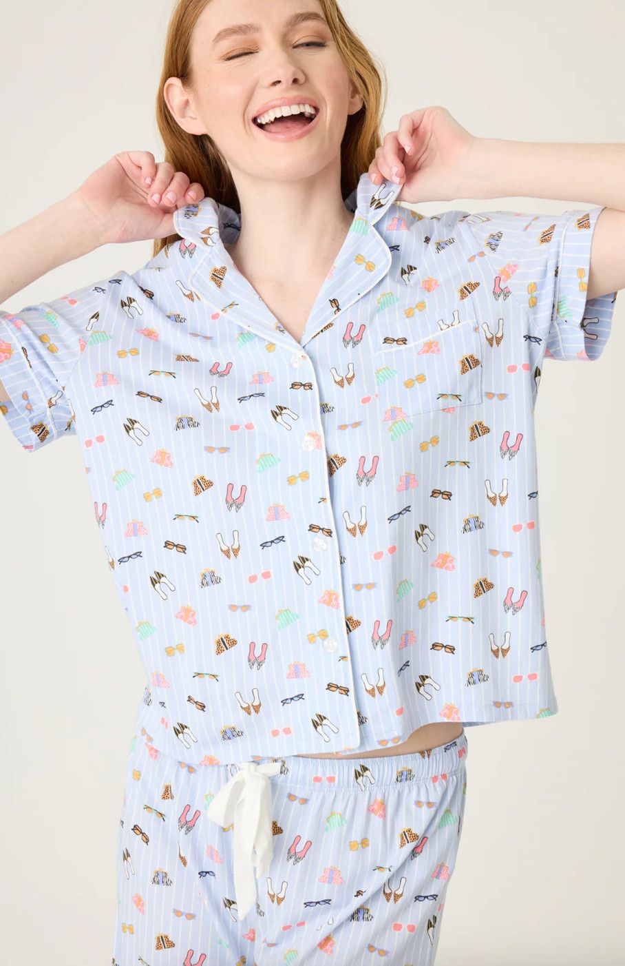 PJ Set Whimsy Set, Color: Pink Orchid, Size: X-Small